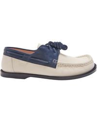 Loewe - Campo Boat Shoes - Lyst