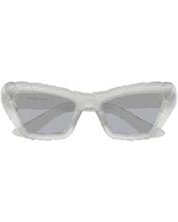 Bottega Veneta - Eyewear Cat-Eye Frame Sunglasses - Lyst