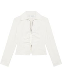 IRO - Helvina Ruched Zip Jacket - Lyst