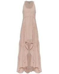 AllSaints - Dorina Ruffled Maxi Dress - Lyst