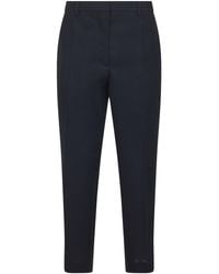 Prada - Wool Rush Stitch Pants - Lyst