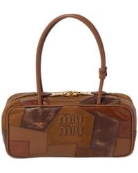Miu Miu - Beau Leather Patchwork Bag - Lyst