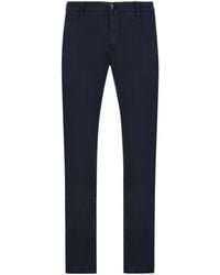 Jacob Cohen - Mid-Rise Slim-Cut Chino Trousers - Lyst