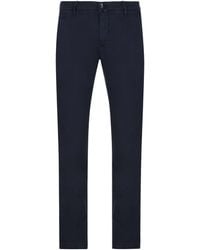 Jacob Cohen - Mid-Rise Slim-Cut Chino Trousers - Lyst