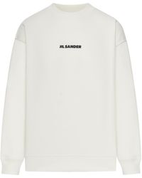 Jil Sander - Logo Print Sweatshirt - Lyst