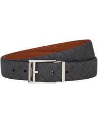 Ferragamo - Ferragam Reversible Buckle Textured Belt - Lyst