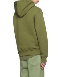 Maison Kitsuné - Maison Kitsuné Bold Fox Head Patch Drawstring Hoodie - Lyst