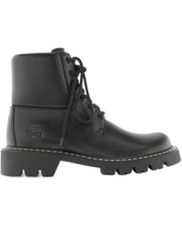Loewe - Sierra Combat Ankle Boots - Lyst