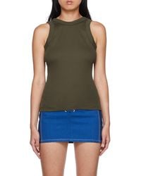 Dion Lee - Rib Cotton Vest - Lyst