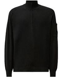C.P. Company - Stand-Up Collar Sweatshirt - Lyst