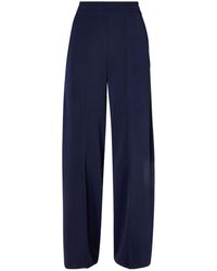 Lanvin - Ribbed Knit Trousers - Lyst