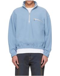 Rier - Half-Zip Wool Sweatshirt - Lyst