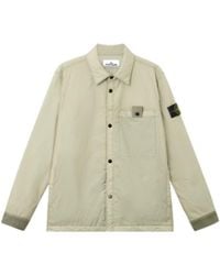 Stone Island - Wind-Resistant Padded Coach Jacket With Anti-Drop - Lyst
