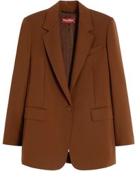 Max Mara - Studio Mstbalco Single-Breasted Jacket - Lyst