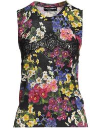 Dolce & Gabbana - Floral-Print Jumper - Lyst