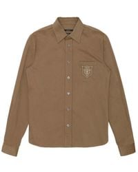 Gucci - Logo Button Shirt - Lyst