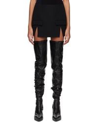 Dion Lee - Split Hem Miniskirt - Lyst