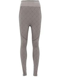 CASABLANCA - Monogram-Pattern Leggings - Lyst