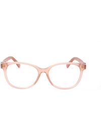 Moncler - Eyewear Round Frame Glasses - Lyst