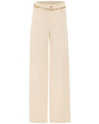 Liu Jo - Embellished Straight-Leg Jeans - Lyst