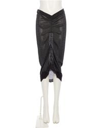 Valentino - Lurex Knit Skirt - Lyst