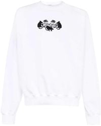 Off-White c/o Virgil Abloh - Round Collar Long Sleeve Sweater - Lyst