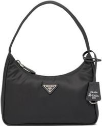 Prada - Logo-Detail Shoulder Bag - Lyst