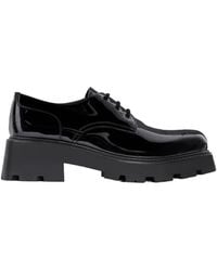 Celine Triomphe Ranger Derby Shoes in Black | Lyst