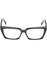 Max Mara - Rectangle-Frame Glasses - Lyst