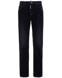 DSquared² - Five-Pockets Cotton Jeans - Lyst