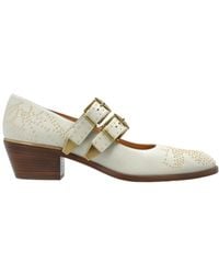 Chloé - Chloé Susan Buckled Pumps - Lyst
