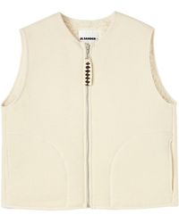 Jil Sander - Zipped Vest - Lyst
