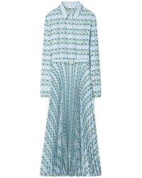 Tory Burch - Abstract-Pattern Print Midi Skirt - Lyst