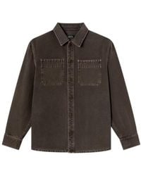 A.P.C. - Noah Canvas Overshirt - Lyst