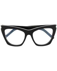 Saint Laurent - Eyewear Opt Kate Cat Eye Frame Glasses - Lyst