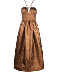 Ulla Johnson - Thin Strap Pleated Dress - Lyst