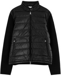 Moncler - Quilted Nylon And Wool Jacket - Lyst