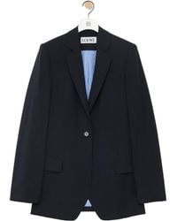Loewe - Single-Breasted Tailored Blazer - Lyst