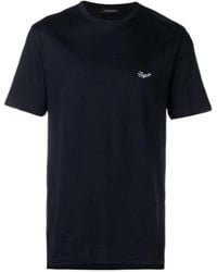 ZEGNA - T-Shirt With Round Neck And Short Sleeves - Lyst
