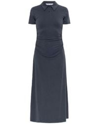 Samsøe & Samsøe - Samsøe Samsøe Sasun Ruched Polo Dress - Lyst