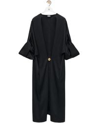Loewe - Round-Neck Pebble Midi Dress - Lyst