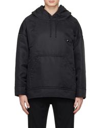 Valentino - Drawstring Long-Sleeved Hooded Jacket - Lyst