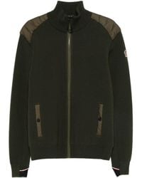 Moncler - Grenoble Zip-Up High Neck Cardigan - Lyst
