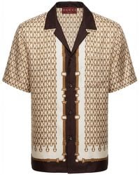Gucci - Pattern-Printed Short-Sleeved Shirt - Lyst