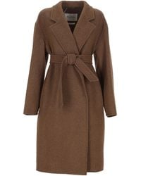 Max Mara - Carnia Belted Coat - Lyst