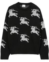 Burberry - Ekd Jacquard Jumper - Lyst