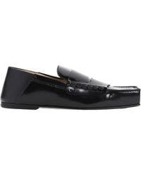 Jacquemus - Leather Square-Toe Loafers - Lyst