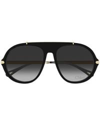Chloé - Chloé Eyewear Pilot Frame Sunglasses - Lyst