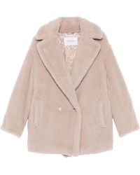 Max Mara - Cuba Double-Breasted Long-Sleeved Coat - Lyst