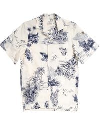 Moncler - Floral Printed Short-Sleeved Shirt - Lyst